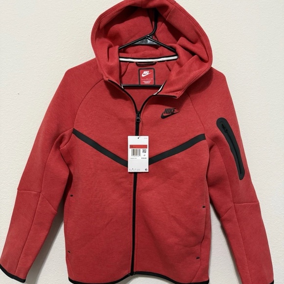 Nike Sportswear Tech Fleece Big Kid’s Full Zip Hoodie Sz Large HV5867-672 - Picture 1 of 5